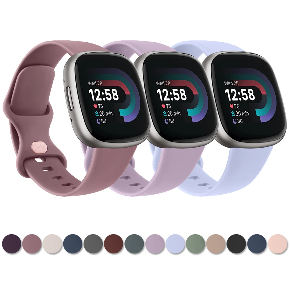 Weiches TPU-Armband für Fitbit Versa 3/Versa 4-Band-Armband, Ersatz für Fitbit Sense/Sense 2-Armband-Zubehör