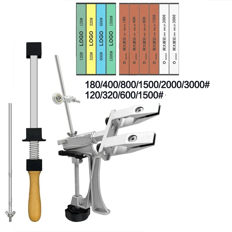 Professionelle Messer Spitzer Aluminium legierung Festen Winkel Spitzer Diamant Stein Schleifstein Küche Werkzeuge Schärfen Maschine Messer