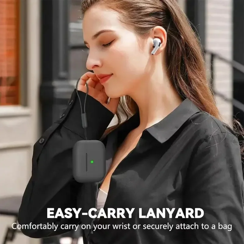 

For Apple AirPods Pro 3rd Gen， Soft Silicone Protective Case， Stylish Unisex Cover with Matching Cleaner Kit