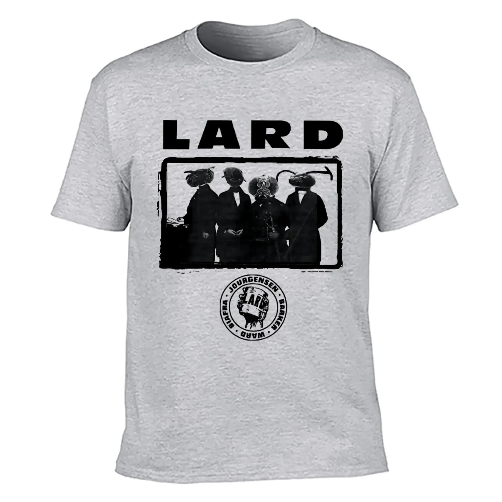 تي شيرت Lard 'Mate' بأكمام طويلة C W Back Print Ministry Revolting Cocks Pigface