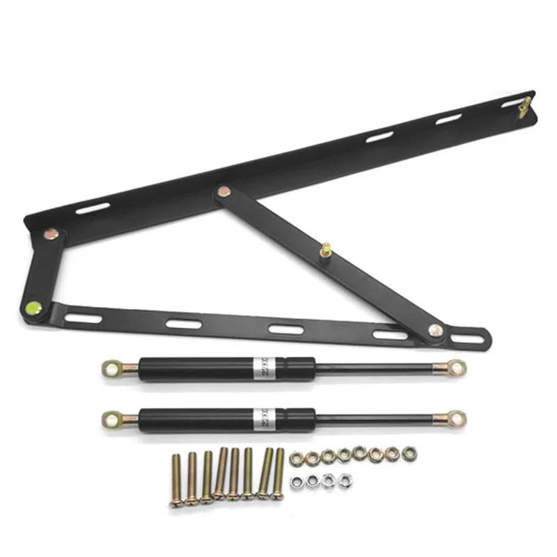 Tatami Bed Hydraulic Lift Support Rods, Pneumatic Gas Strut for Slatted Bed Frame & Storage Box, Quiet Soft-Close Bed Lifter