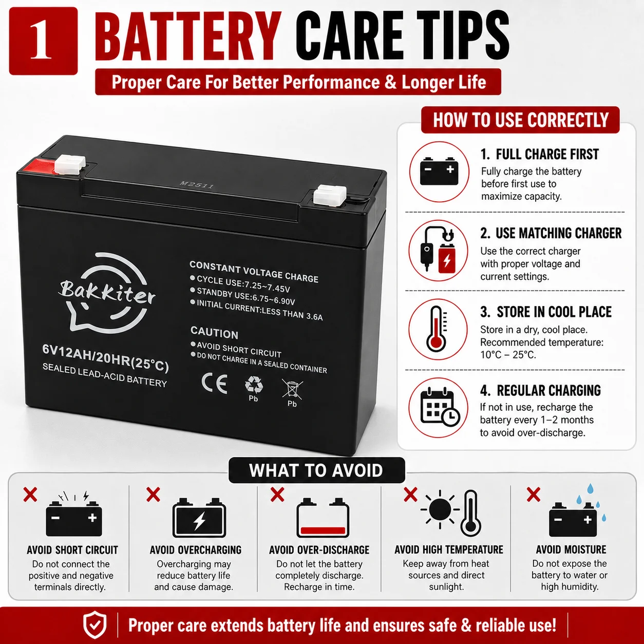 6V 12V Rechargeable Battery Lead-acid Battery For Children's Electric Vehicle Toy Car Motorcycle Baby Stroller Electric Scales