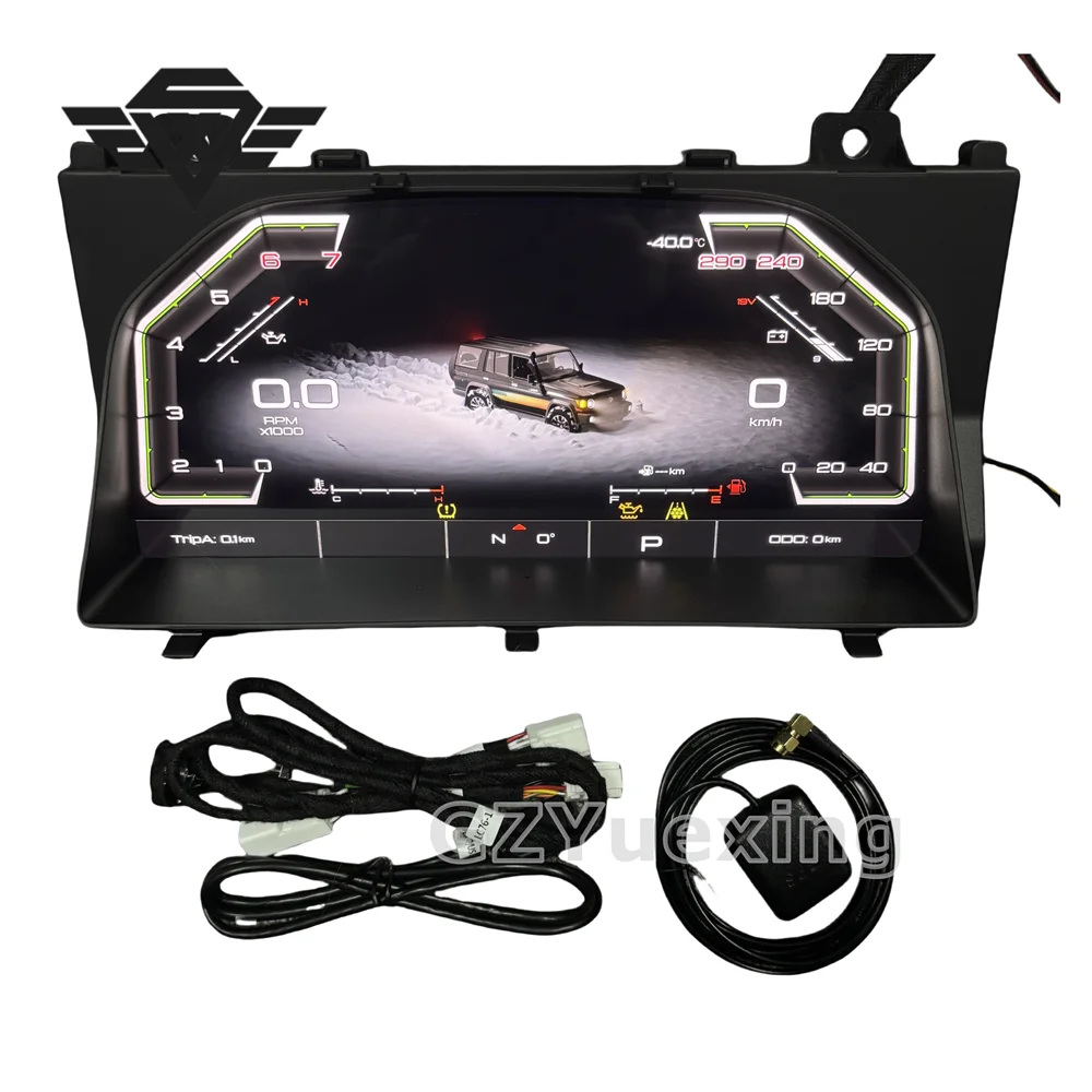 Hot Sales For Toyota Land Cruiser LC70 LC75 LC76 LC79 HiLux Car LCD Digital Instrument Panel view 2