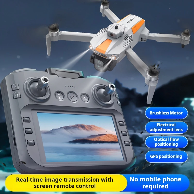 

Lf669 Drone Gps Automatic Return To Home Obstacle Avoidance With Screen Remote Control Hd Dual Camera Remote Control Aircraft