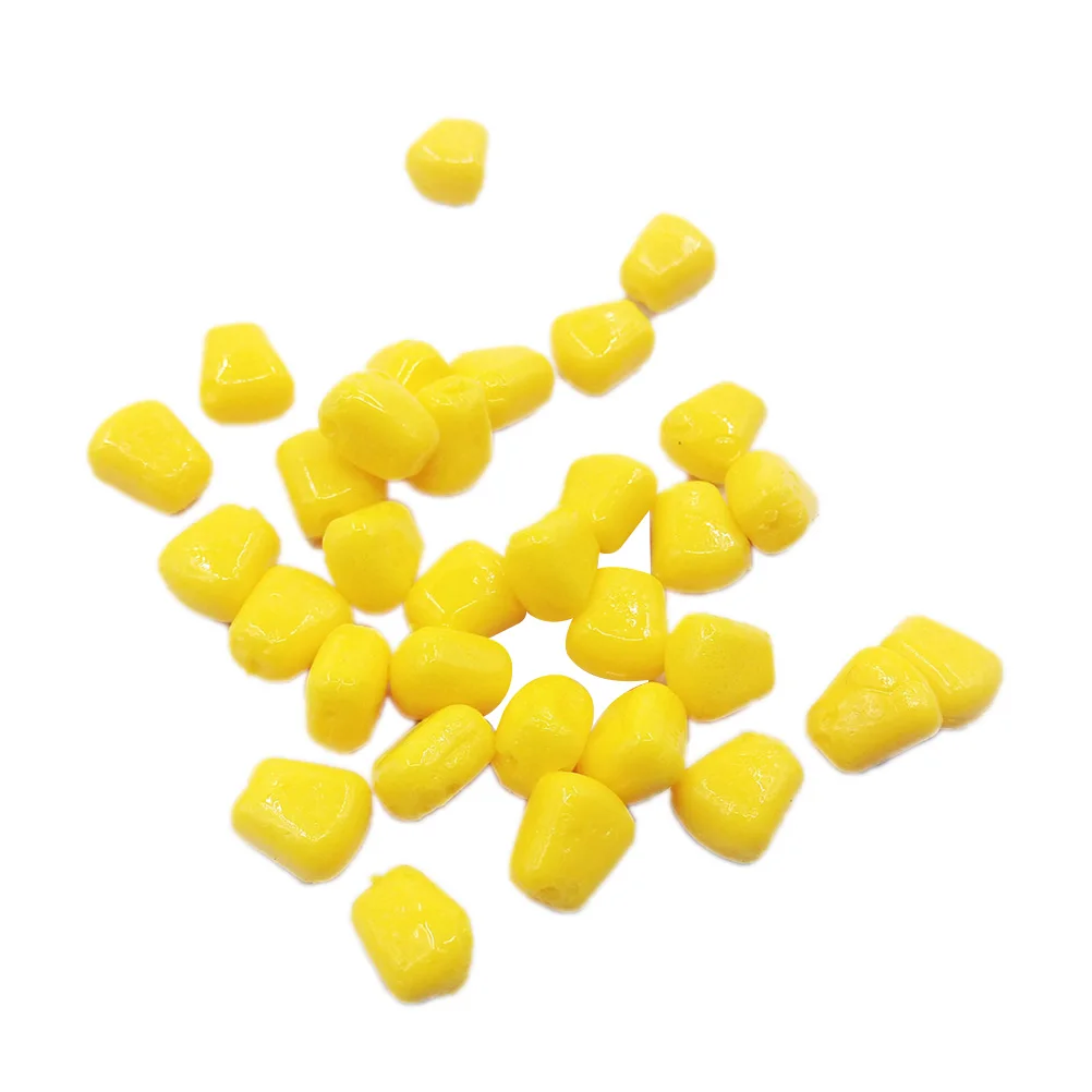 

100 Pcs Bionic Corn Kernel Bait Simulation Lure Artificial Carp Fishing Lures Floating Baits Artificail