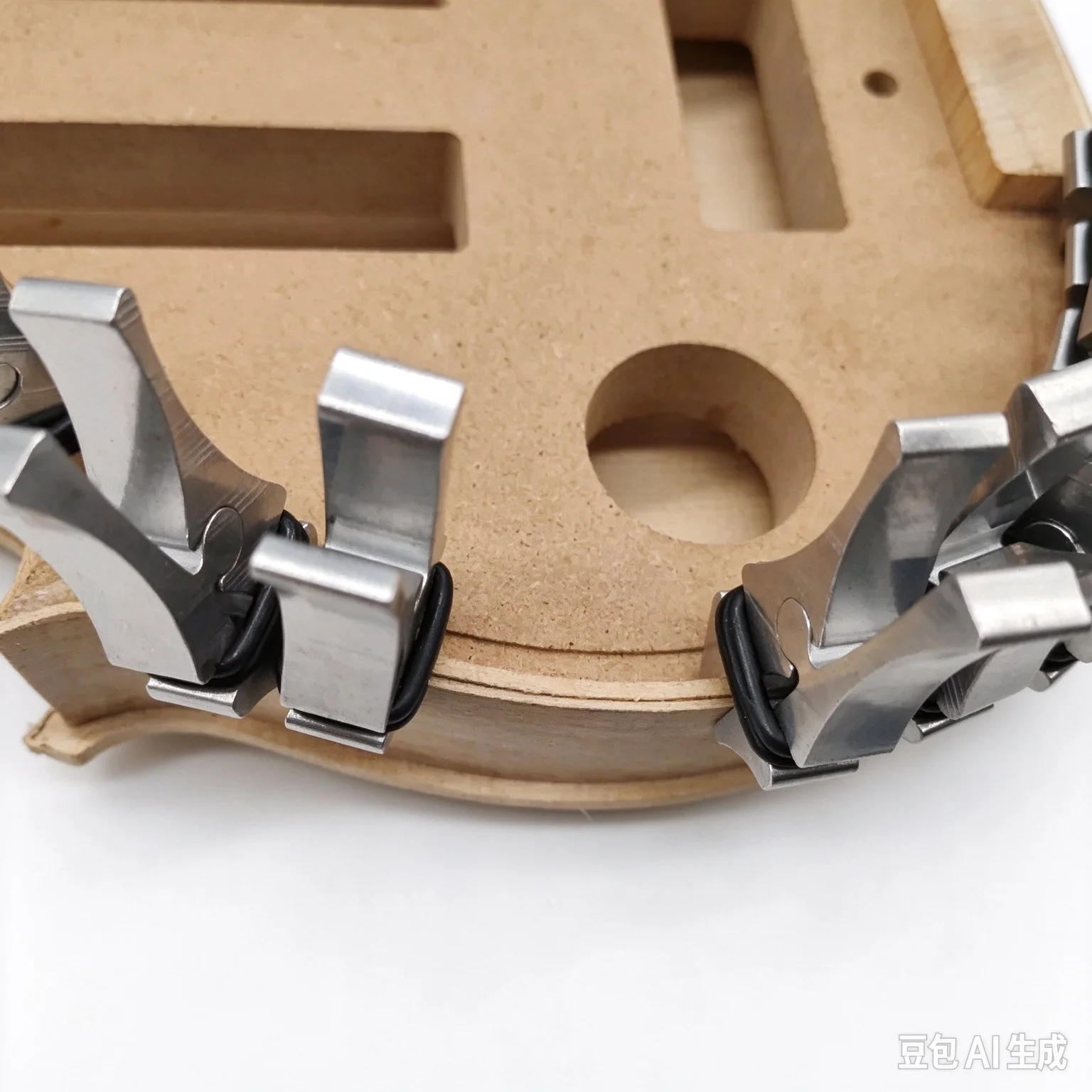 1 Set Aluminum Violin Making and Repair Tools German-style Violin Lining Clamp,edge Clamp Total 50 PCs