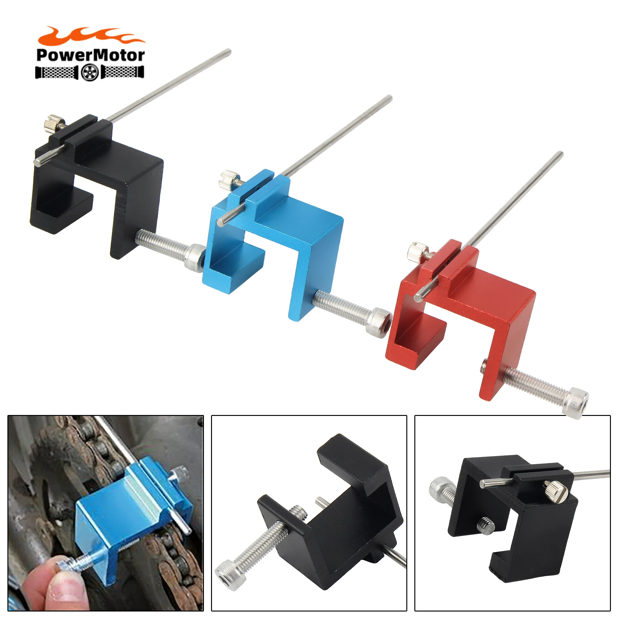 

Universal Motorcycle Chain Sprocket Alignment Tool ATV Motorcycle Chain Alignment Tool Motorbike Motocross Pit Dirt Bike Parts