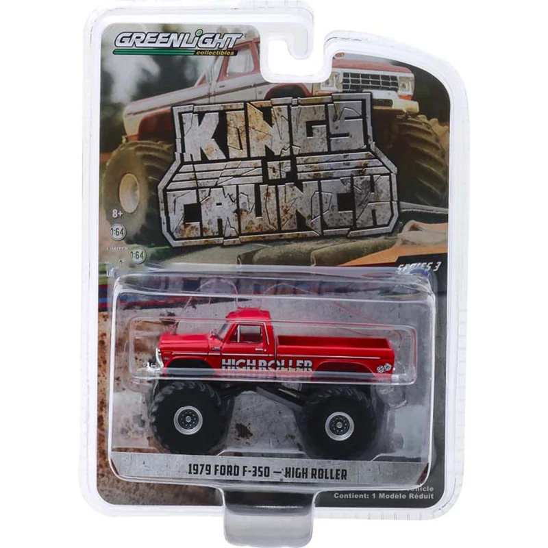 Greenlight 1/64 Proportion 1979 Ford F-350 Monster Truck Series Diecast Model  Alloy Car Child Christmas Gift