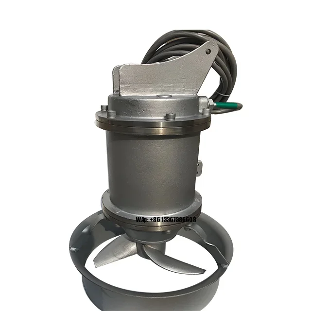 Sewage Treatment Stirrer Submersible Mixer Sewage Treatment Aeration Basin Aerator Waste Water
