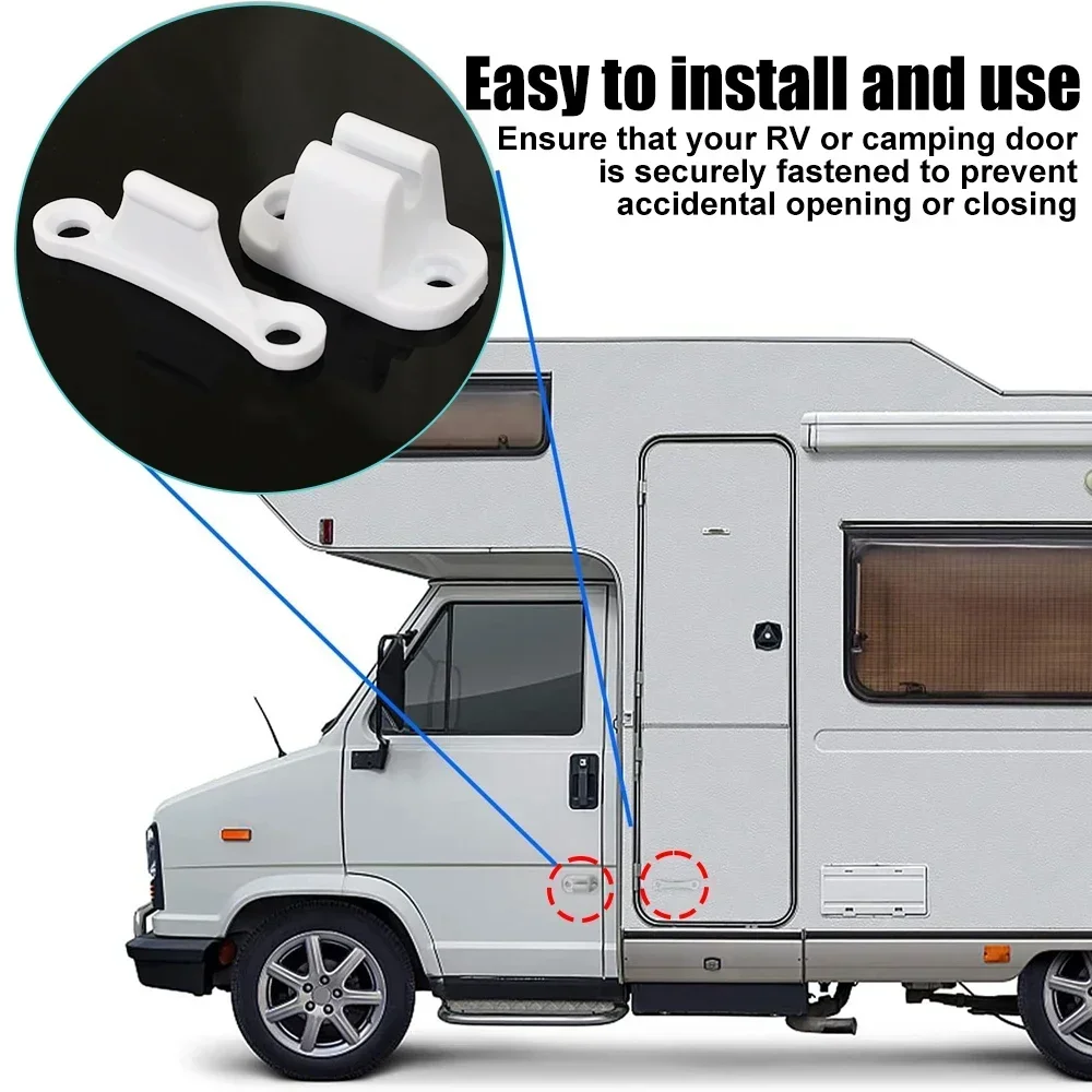 RV pintu Retainer Camper Van Motorhome perahu modifikasi aksesoris kabin pintu Fixator nilon pintu penahan penahan gesper
