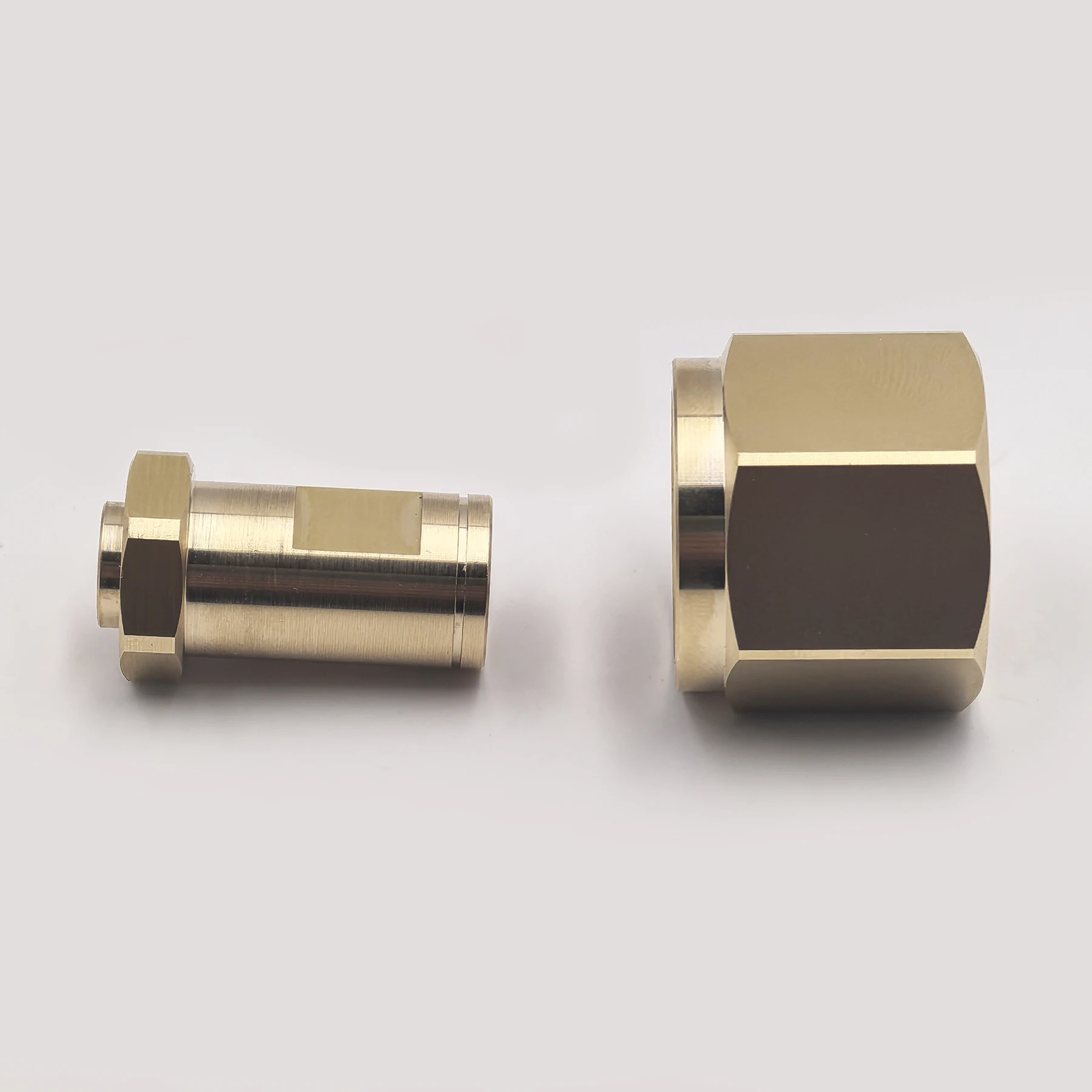 W21.8, G3/4, CGA320 Brass Nut Nipple Washer Set For CO2 Tank Cylinder Soda Maker External Hose Adapter