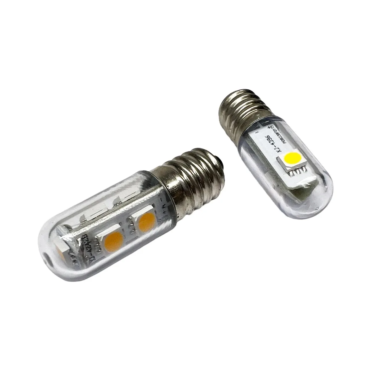 Energy Saving Mini Lâmpada de milho, LED Indicador, Luz decorativa da noite, Frigorífico Thumb Light, T15, E14, 1W, AC 220V, E12