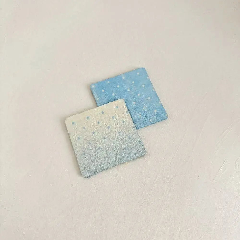 Korean Gradient Polka Dot Ins Style Coasters Simple and High-value Fabric Desktop Decoration Coasters Small and Fresh Cute Gifts