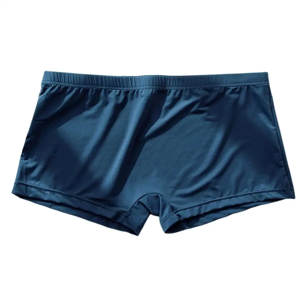 Ice InjBoxer pour homme, sous-vêtement taille basse, culotte ultra fine, élastique, haute, lisse, solide, document