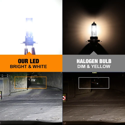 Imagen 2 del producto XSTORM H7 bombillas LED para luces de coche 150w 40000LM con ventilador luces Turbo H7 faro LED 6500K 12V sin Error Canbus faros antiniebla blanco