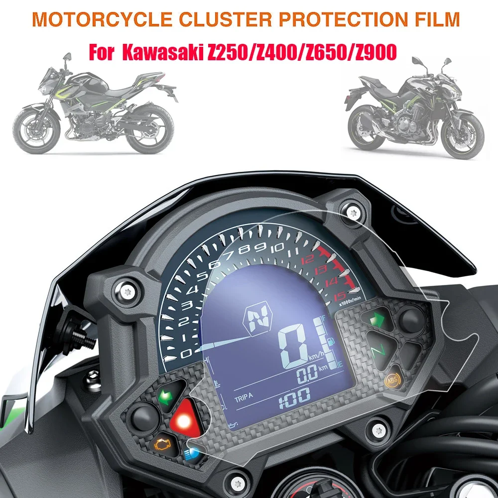 Película protetora para motocicleta kawasaki, protetor de tela para z250, z400, z650, z900, z 250, 400, 650, 900, acessórios da motocicleta