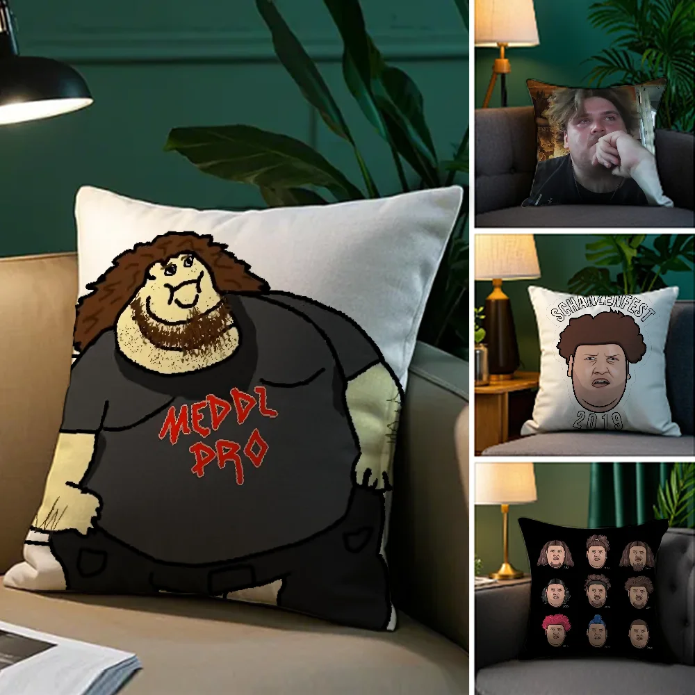 D-Drachenlord Rainer W-Winkler كيس وسادة نسيج قطيفة غطاء وسادة ناعم مزدوج الجوانب مطبوع غطاء وسادة أريكة رمي #1