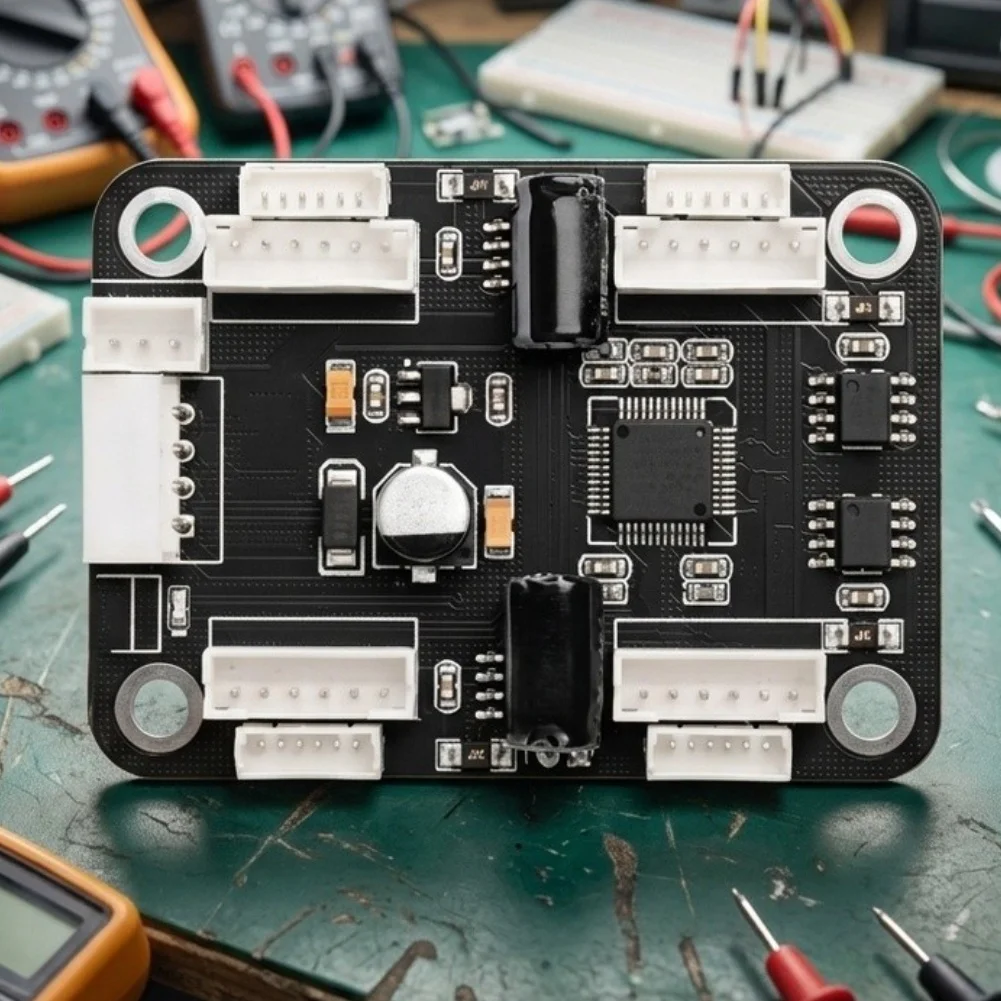 For DIY Electronics Competitions 4-Channel Encoder Driver Encoder Motor Driver Module Motor Driver DC Geared Motor Driver