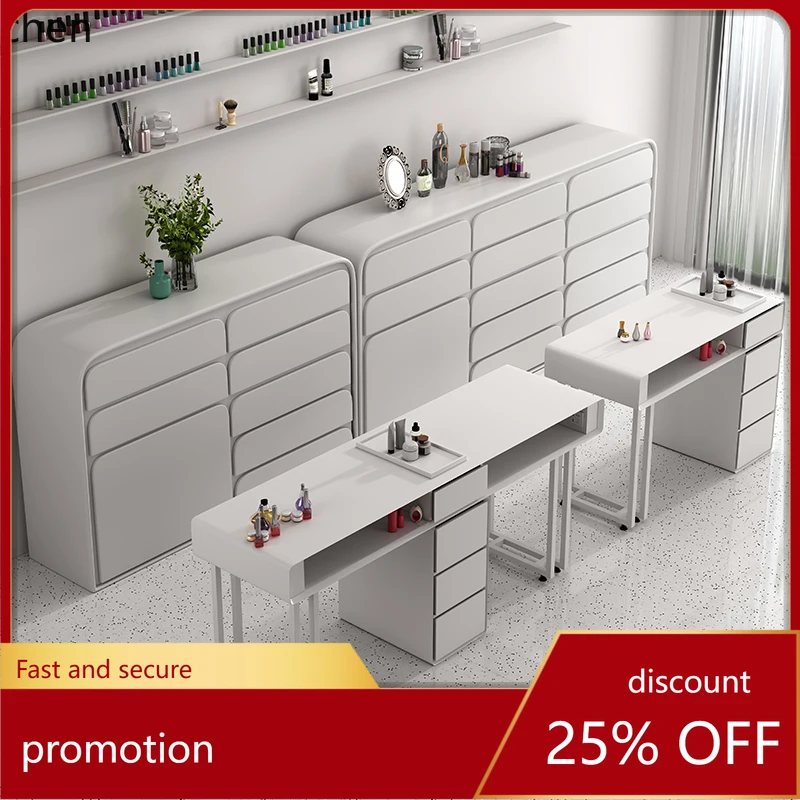 

ZML Display Cabinet Nail Polish Storage Cabinet Nail Gel Storage Cabinet