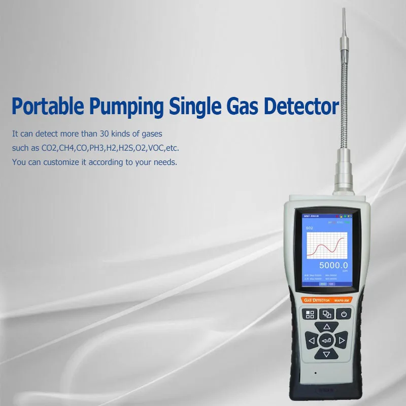 0-100%VOL HC hydrocarbon flue gas leak detector