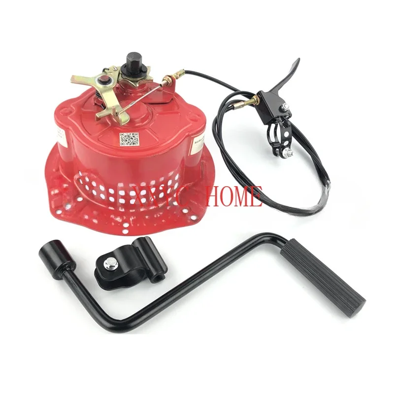 tiller hand crank free pull starter 170F178F186F 188F 192F diesel engine easy to start free pull