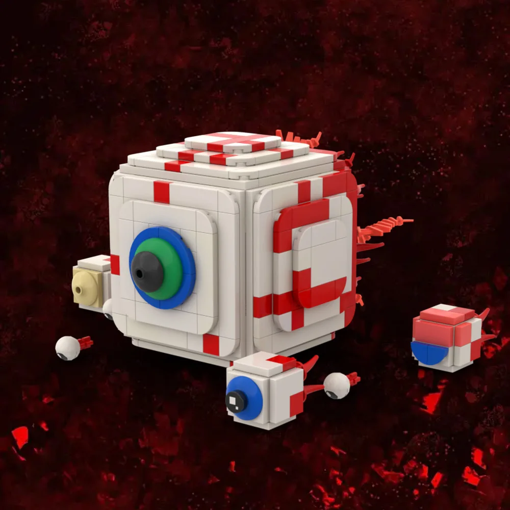 MOC クトゥルフの目第一形態モデルビルディングブロッククラシックゲームホラー悪魔の目小道具レンガのおもちゃ大人のギフト