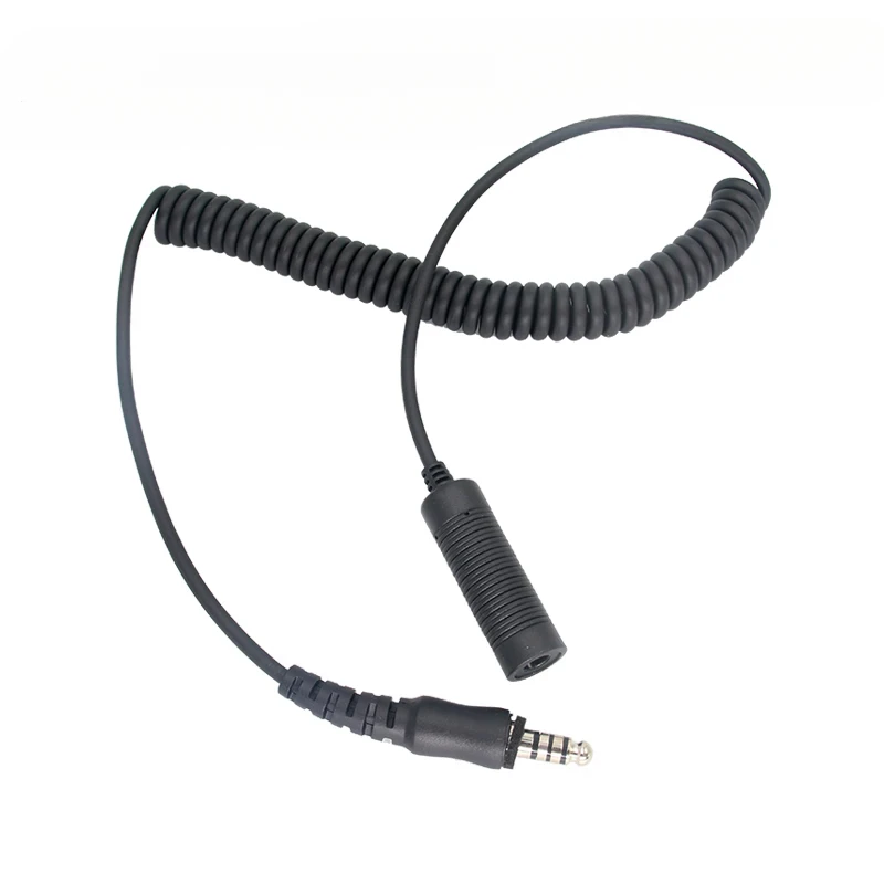 Cable extend for U94 Adapter TAC-SKY Tactical Headset Walkie Talkie 7.1mm Plug For U-174 NATO conversion extend
