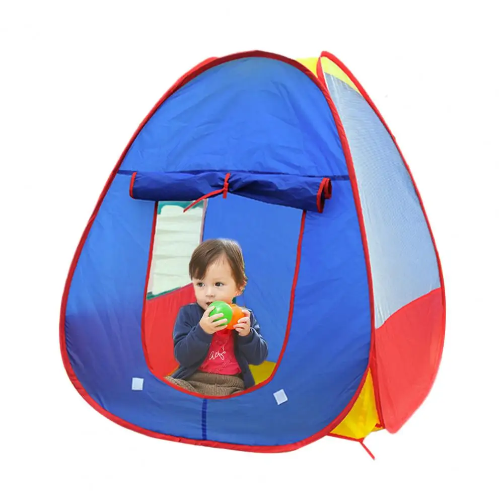 Foldable Playhouse Castle Toys Foldable Kids Castle Play Tent Toy for Girls Boys Indoor Outdoor Fun Gift with Mesh for Ages