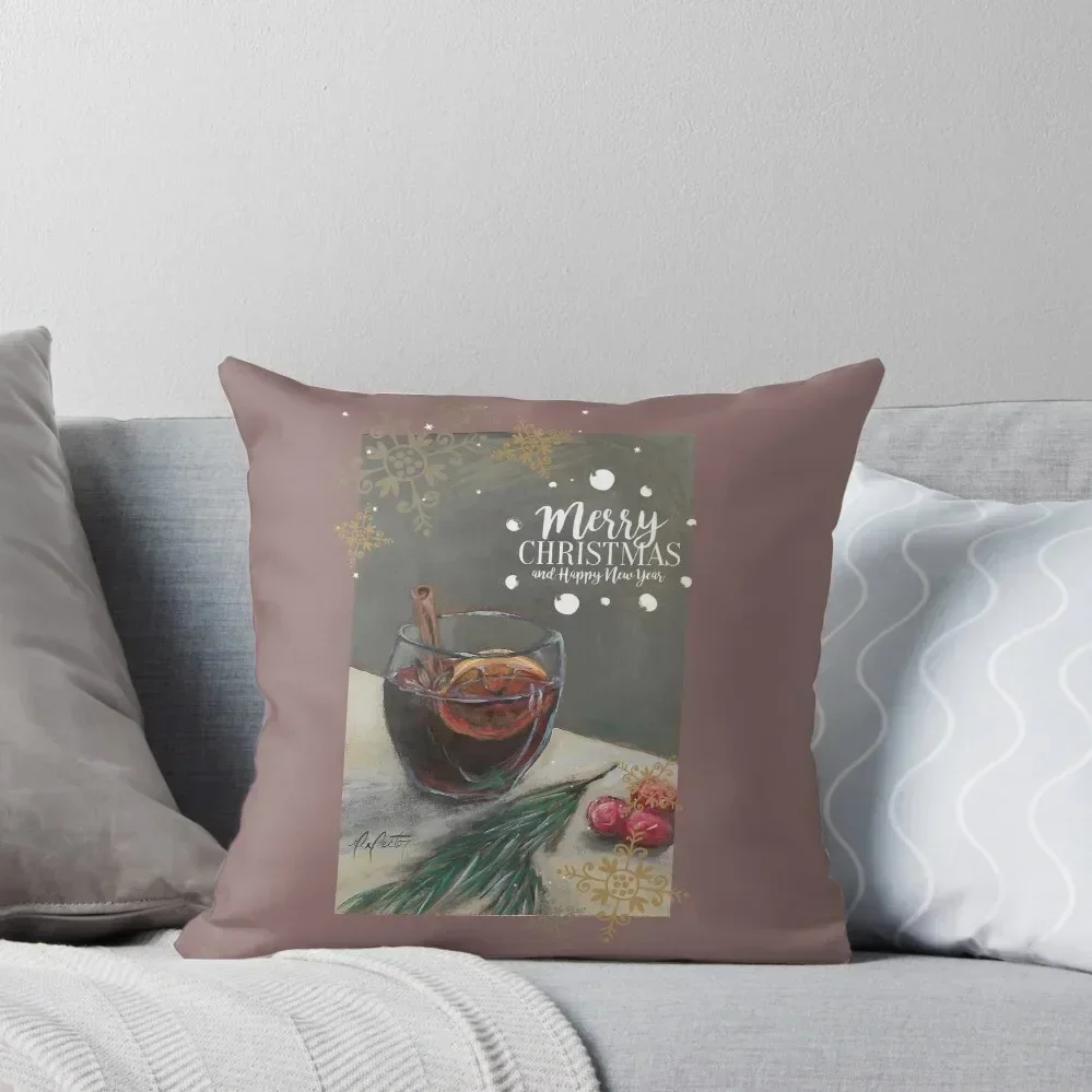 

Spiced Wine Throw Pillow Bed pillowcases Pillowcases Bed Cushions Decorative Cushion Covers For Sofas pillow