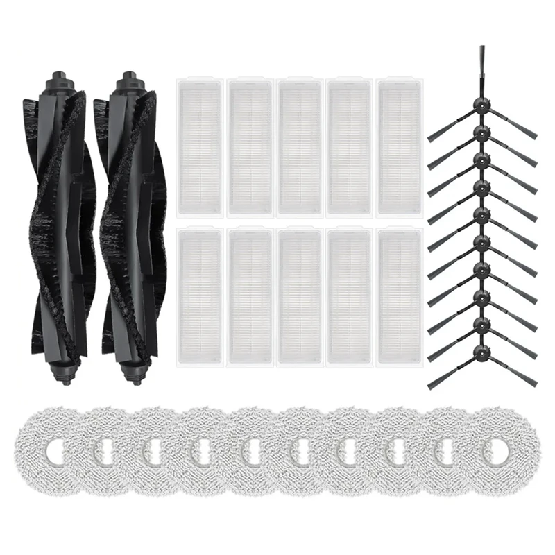 Karingbee S7 オムニローラーサイドブラシ Hepa フィルターモップ布ぼろロボット掃除機の交換アクセサリー