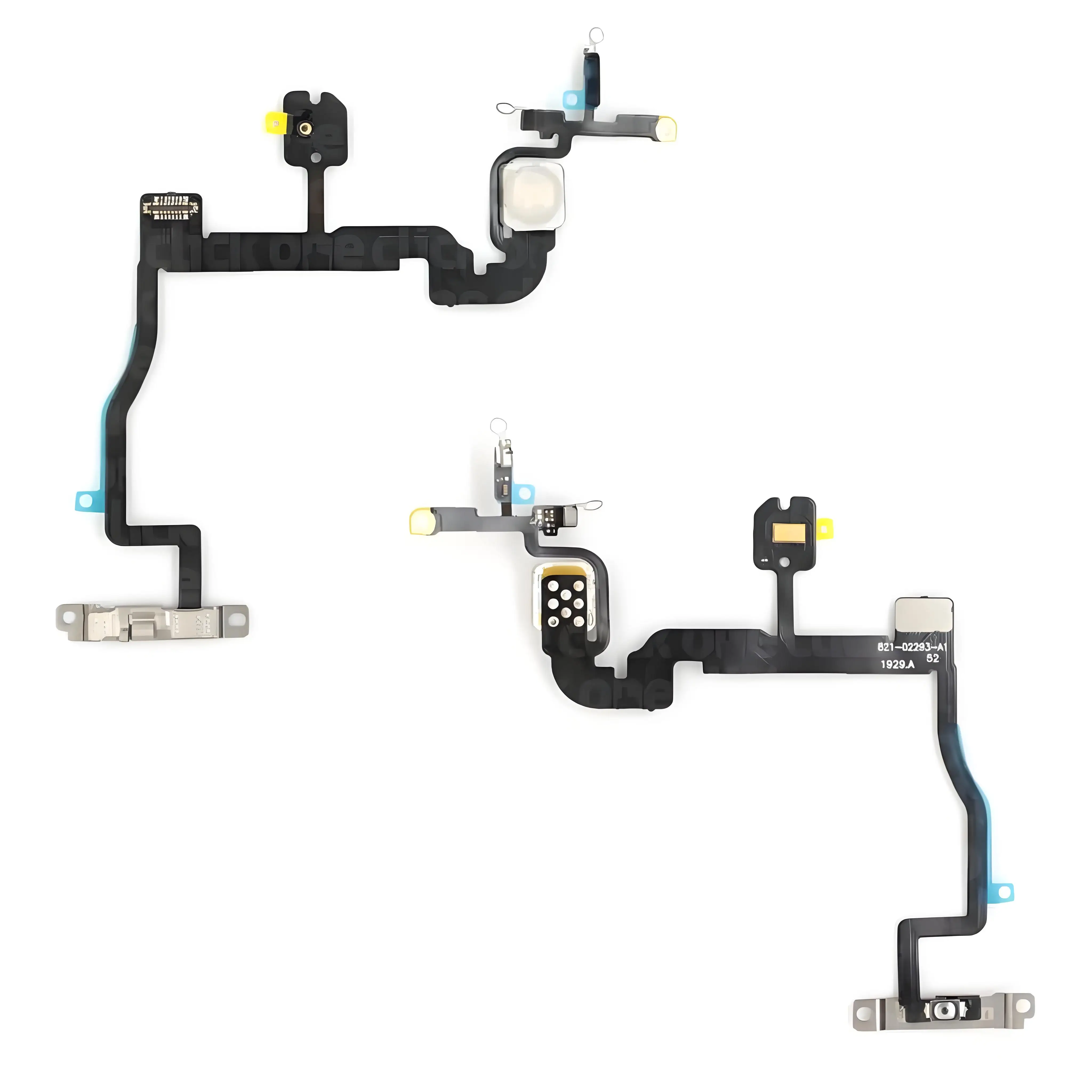 Power Button With Flex Cable For iPhone 11 11Pro Max Fix On/Off Control Microphone Flashlight Switch Waterproof Tape
