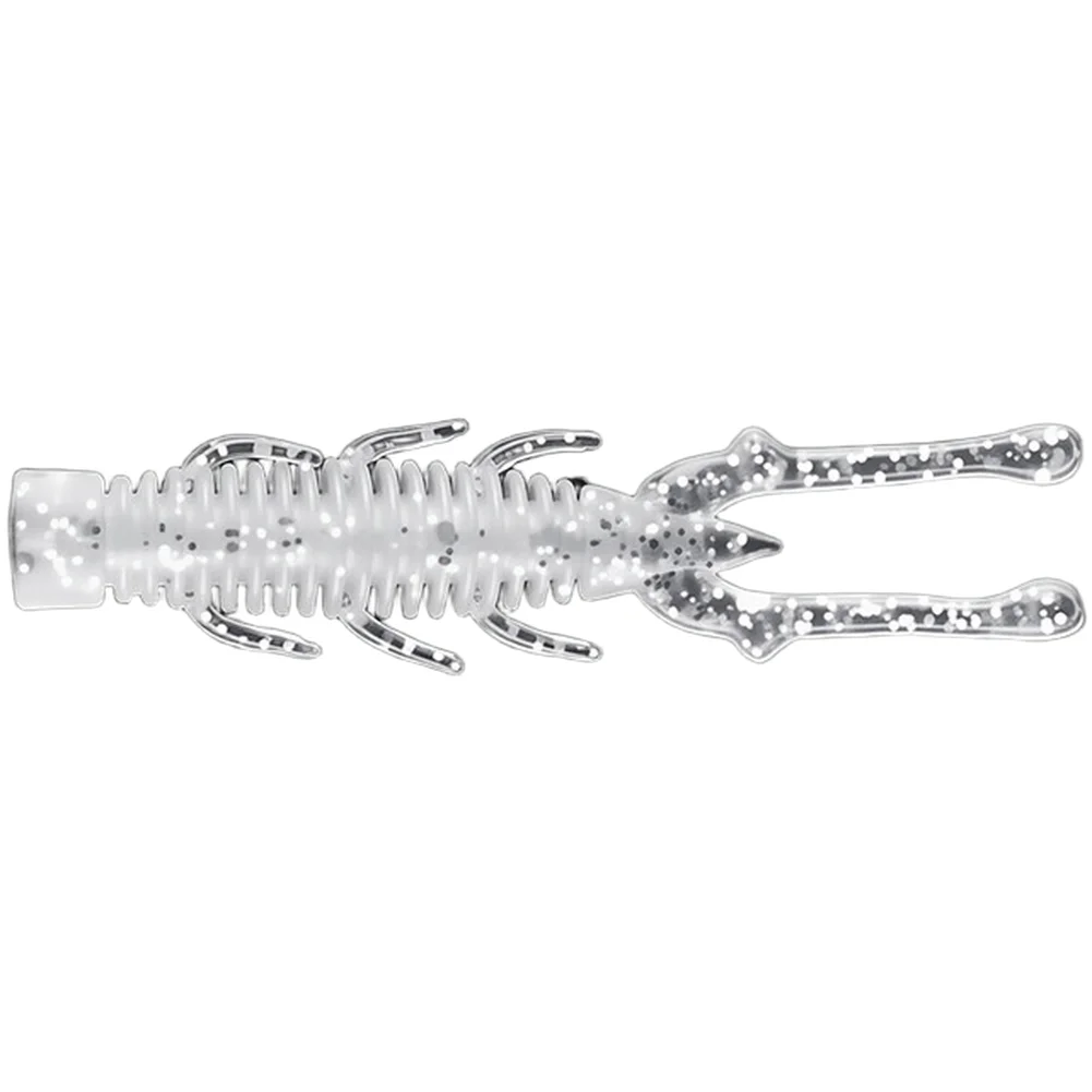 10 pcs Floating Shrimp Lure 7.5cm 2.5g TPE Soft Bait for Bass for perch Night Fishing Built for Durability and Reduced Bait