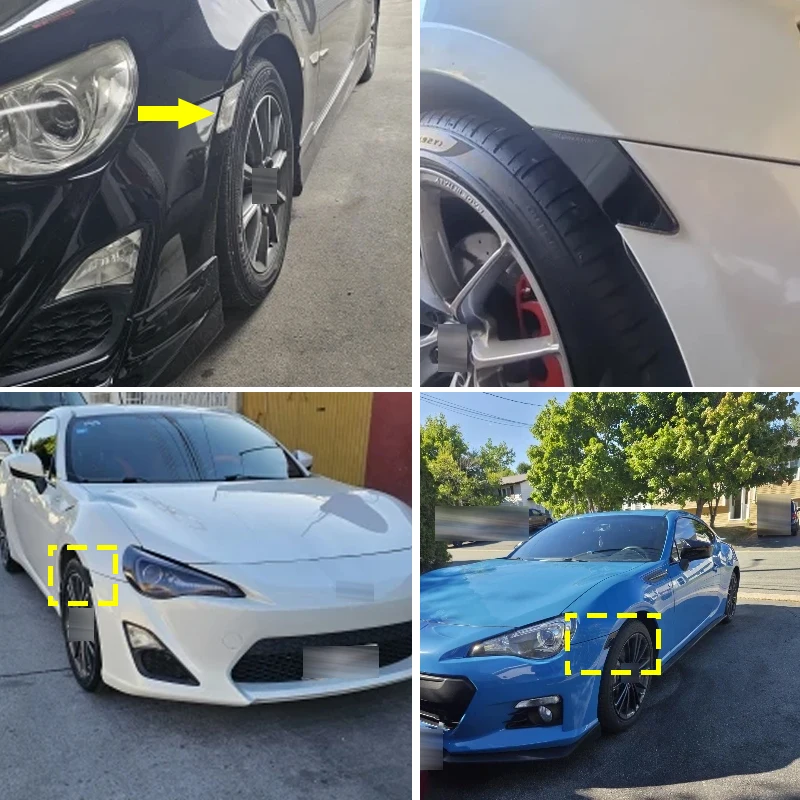 

2 шт. корпуса боковых габаритных фонарей (без ламп) для Toyota 86 FT86 GT86 2013-2020, Scion FR-S, Subaru BRZ