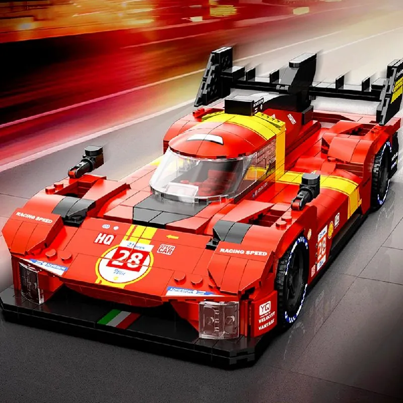 

Technik 499P Red Raceing Car Building Blocks Set Sport Seep Hypercar Assembly Brick Model Kit ToysAdult Kid Birthday Gift 980PCS