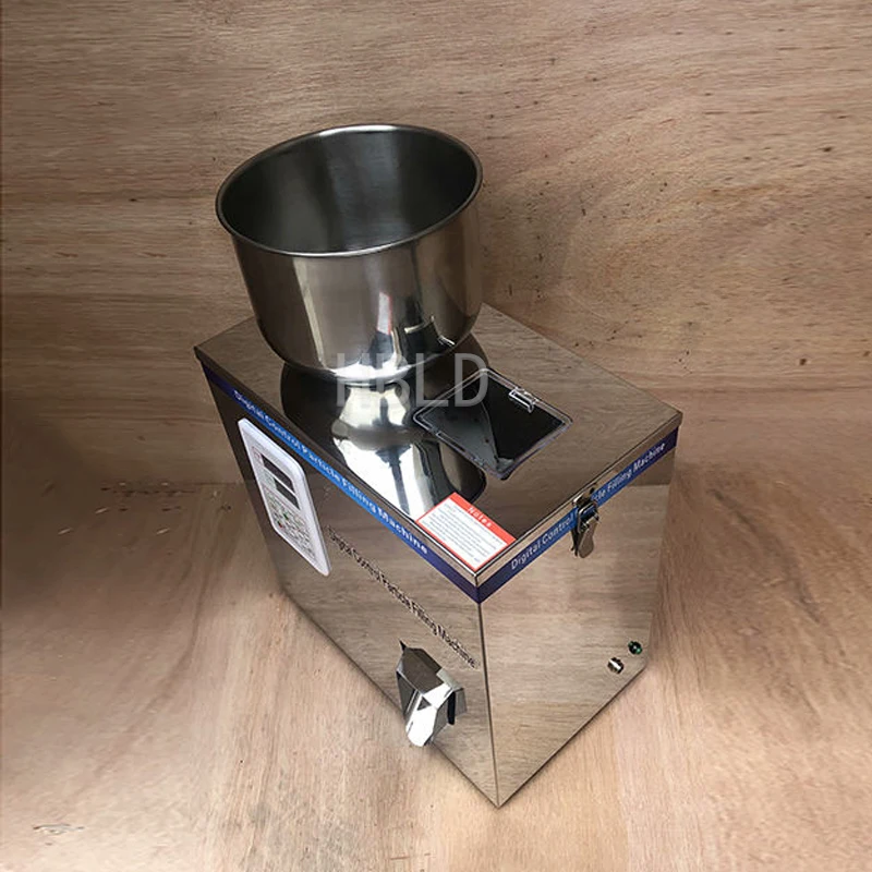 Máquina de llenado semiautomática de gran capacidad para partículas grandes, máquina de envasado de café en polvo y soja con pesaje para negocios