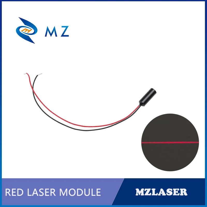 Compact Red Line Laser Diode Module 650nm D7mm 0.5mW 1mW 5mW 10mW 3V High-Accuracy Industrial Grade for Woodworking Machinery