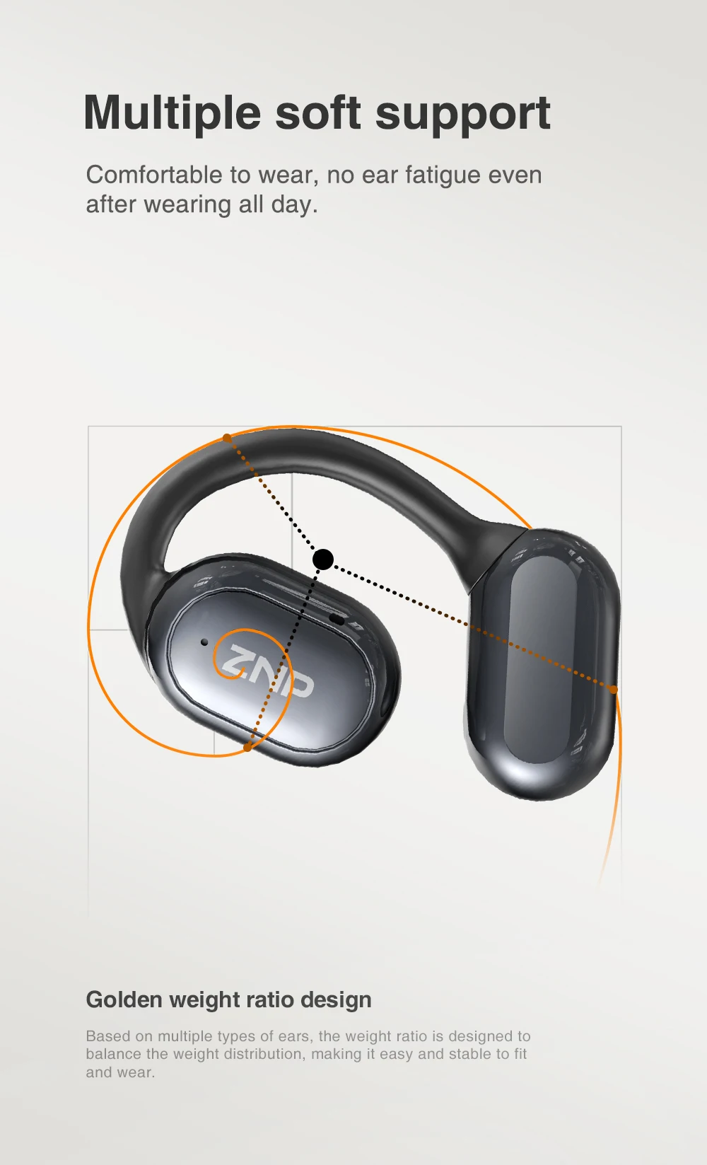 ZNP N01 KI-Übersetzer-Kopfhörer, Sprachübersetzer, kabellose Business-Ohrhörer, IP56 wasserdicht, Sport-Bluetooth-LED-Ohrhörer – Detail 12