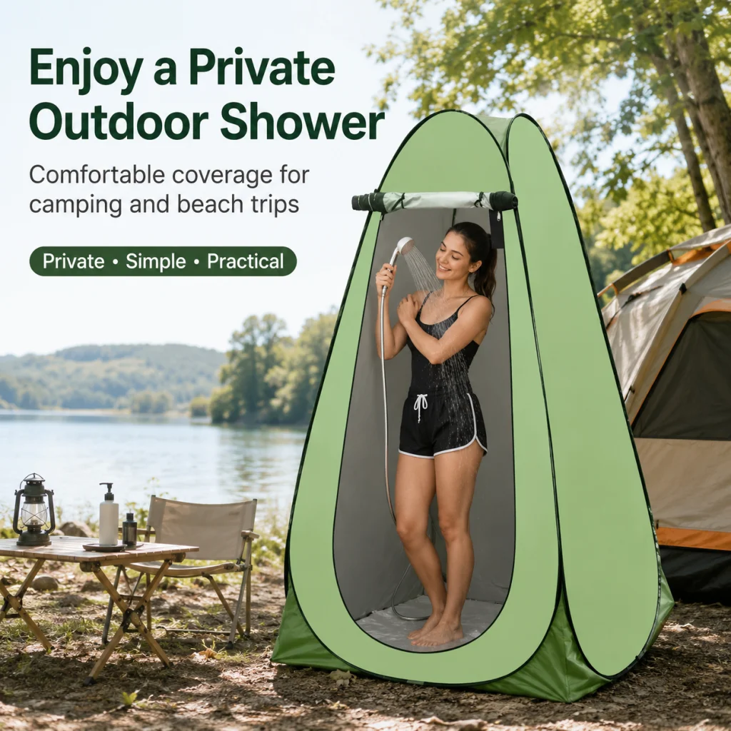 Outdoor Bathing Tent, Portable Camping Toilet Tent, Changing Tent, Shower Tent, Dressing Shelter, Fishing Tent, Thermal Tent