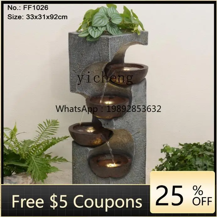 L2-4  Circulating Water Feature for Wealth Attraction Outdoor Water System Landscape