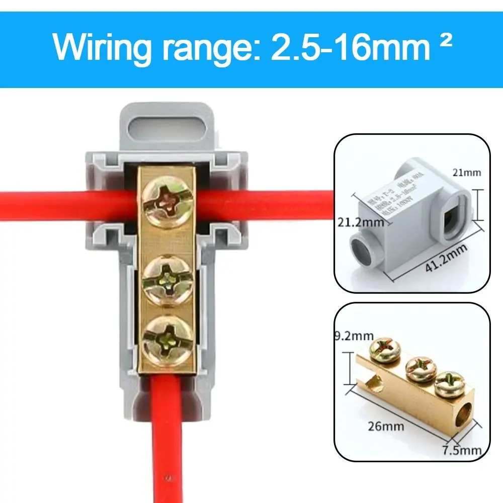 High Power Quick Terminal Block T-type Fast Connector Compact Splice Electrical Connectors Electrical