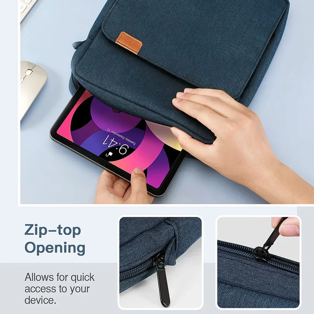 

Tablet bag, solid color, durable, suitable for iPad bag, lightweight, portable, shoulder bag, crossbody bag