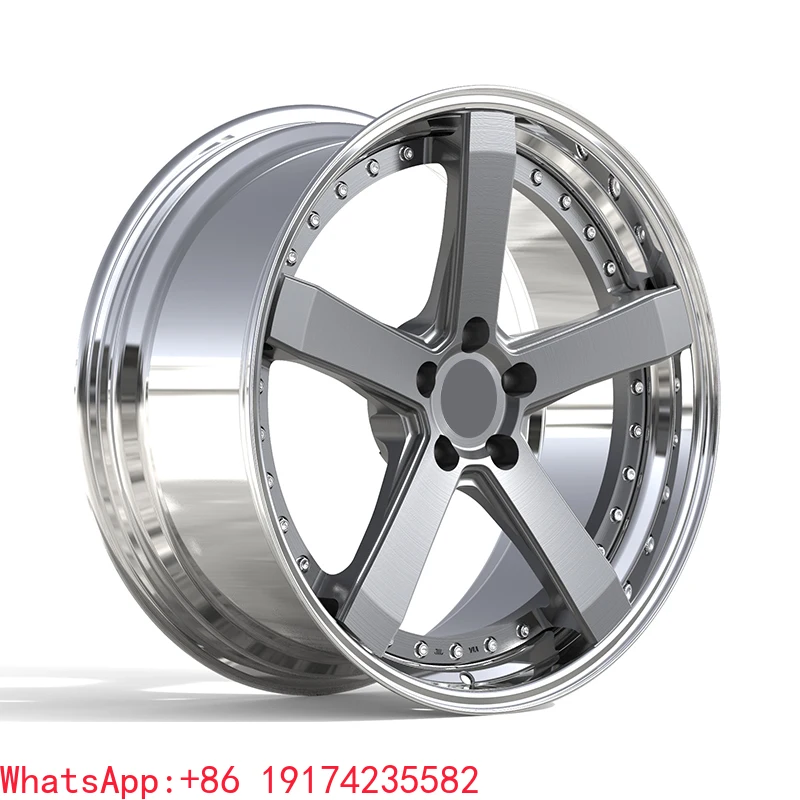 

2024, 2-piece Forged Wheel Hub - Designed for Speed and Fashion 5x112 5x120 5x114.3 5x130 6x139.7