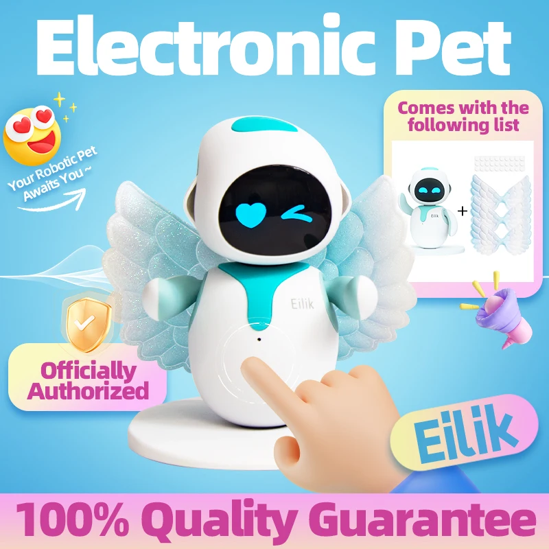 Eilik robot Pets,with Costume accessories Set ,Angel Wings，with Double-Side Tape for DIY Crafts