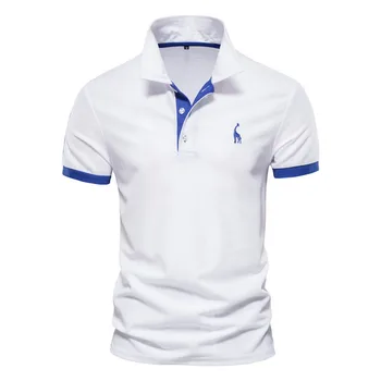 남성용 캐주얼 반팔 폴로 셔츠, 골프 셔츠, 고품질 의류, 5XL, 여름 패션 