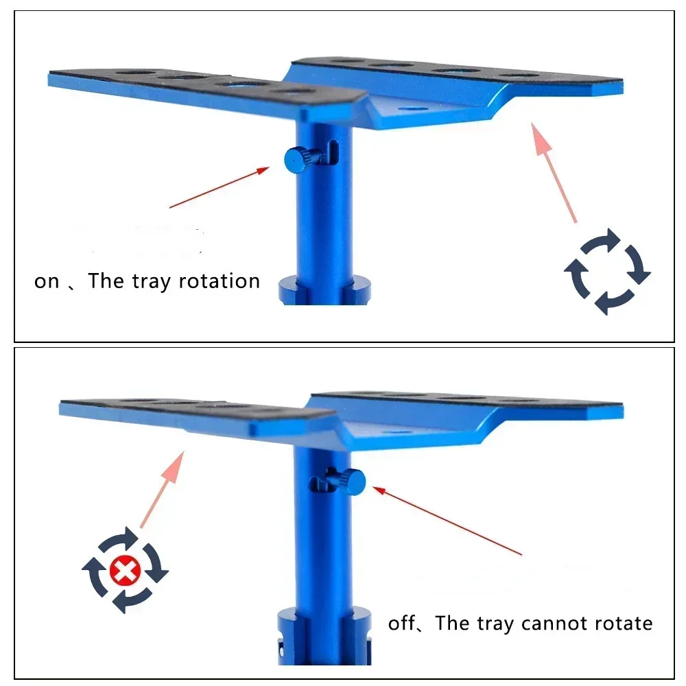 Metalen Reparatie Station Werk Stand Montage Platform voor 1/10 1/8 1/12 RC Auto TRX-4 Axiale SCX10 II RC Crawler Tamiya HSP