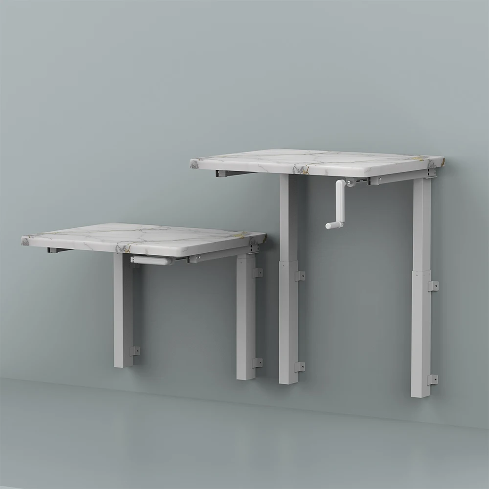 Simple Manual Height Adjustment Kitchen Wall Cabinet Lift System Worktop for Countertop