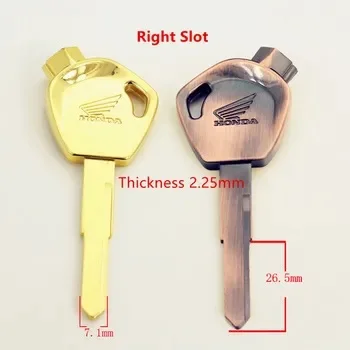 plating handle with magnetic PHD 38 gold Motorcycle left groove and right groove blank keys