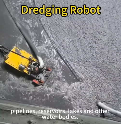 Versatile Underwater Dredging Robot for Ports Rivers Lakes and Industrial Facilities