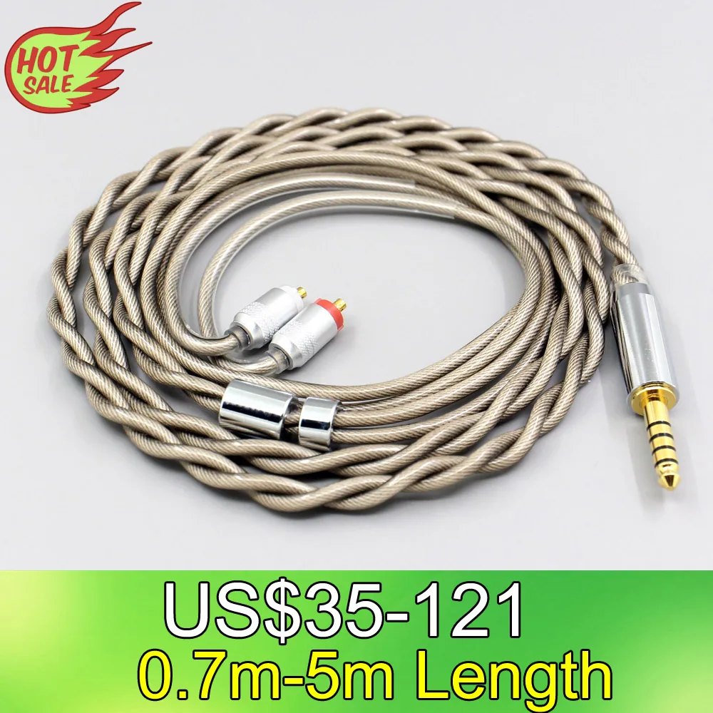 LN007837 Type6 756 core 7n Litz OCC Silver Plated Earphone Cable For Sony XBA-H2 XBA-H3 XBA-Z5 xba-A3 xba-A2 2 core 2.8mm