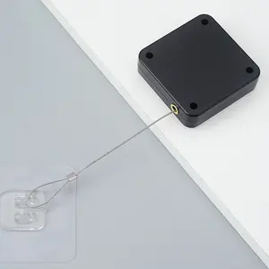 Punch Free Automatic Sensor Door näher, schwarzes Abschaltgerät, ohne Bohrung, Teleskop -Schiebetür, 1PC 6 Hauptverkaufsrinnen für Schiebetüren - №5